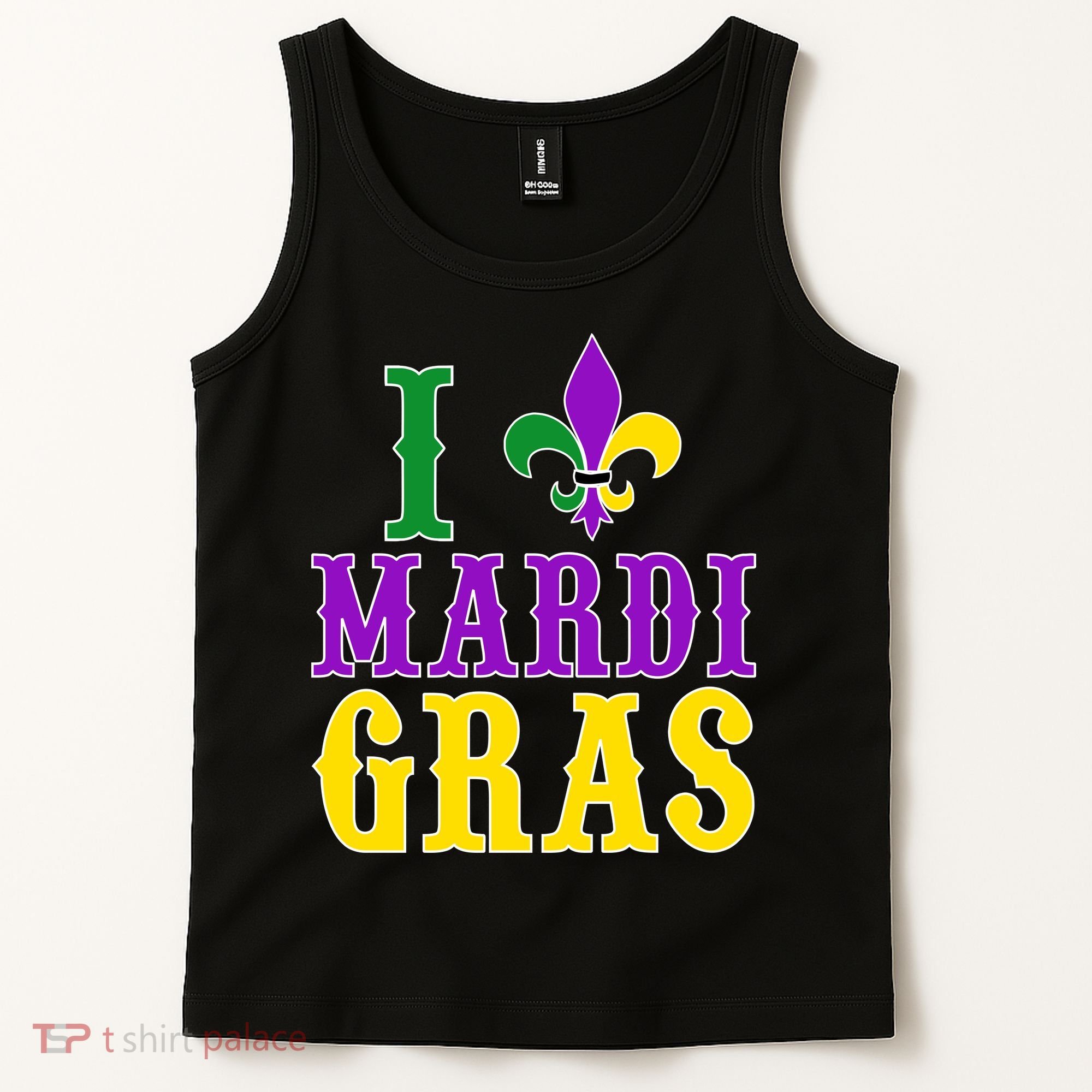 I Heart Mardi Gras Tank Top