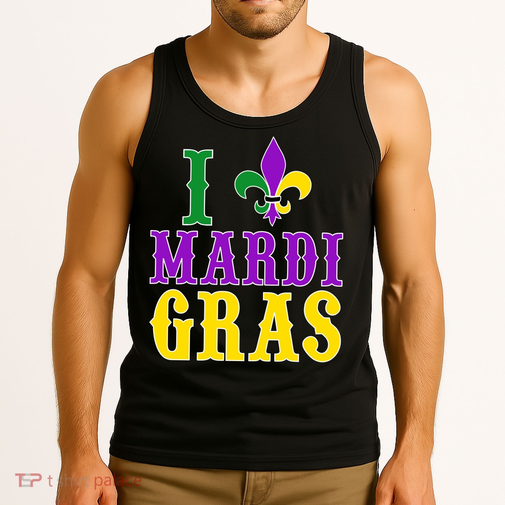 I Heart Mardi Gras Tank Top