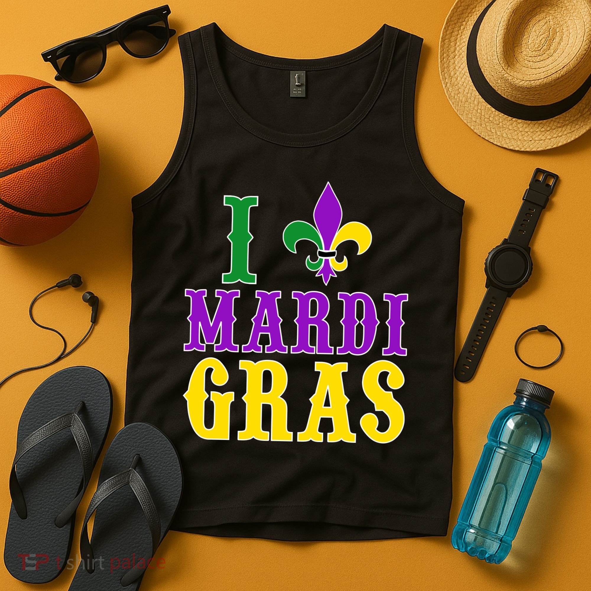 I Heart Mardi Gras Tank Top