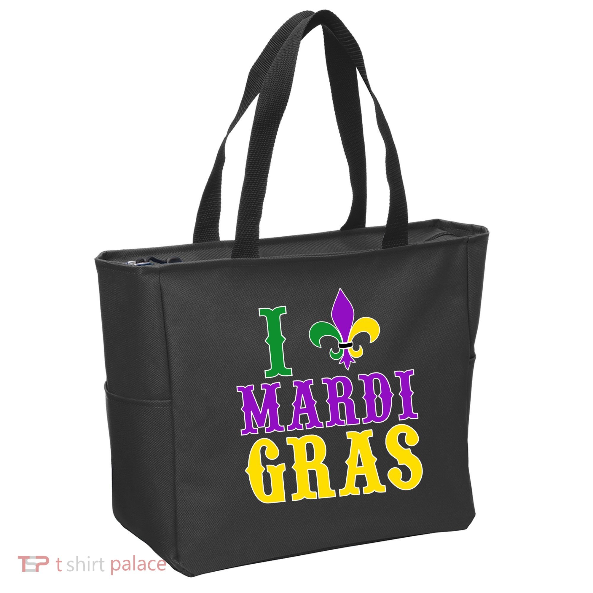 I Heart Mardi Gras Tote Bag