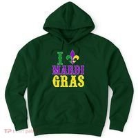 I Heart Mardi Gras Hoodie thumb 0