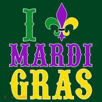 I Heart Mardi Gras Hoodie thumb 7