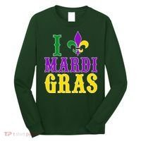 I Heart Mardi Gras Long Sleeve Shirt thumb 0