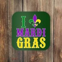 I Heart Mardi Gras Coaster thumb 0