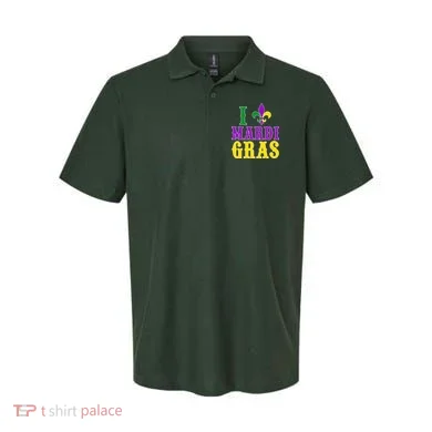 I Heart Mardi Gras Polo