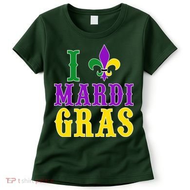 I Heart Mardi Gras Women's T-Shirt