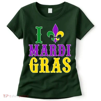 I Heart Mardi Gras Women's T-Shirt