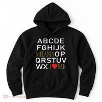 I Heart Melanin Alphabet  Hoodie thumb 0
