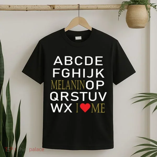I Heart Melanin Alphabet  T-Shirt