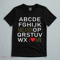I Heart Melanin Alphabet  T-Shirt thumb 5