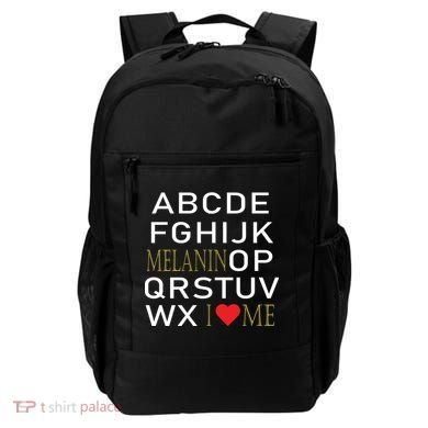 I Heart Melanin Alphabet  Backpack