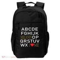 I Heart Melanin Alphabet  Backpack thumb 0