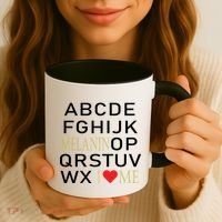 I Heart Melanin Alphabet  Coffee Mug thumb 3