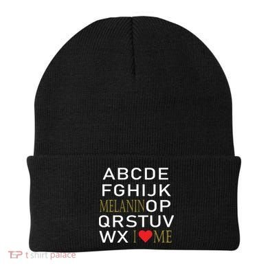 I Heart Melanin Alphabet  Beanie