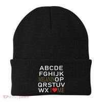 I Heart Melanin Alphabet  Beanie thumb 0