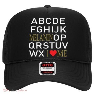 I Heart Melanin Alphabet  Hat