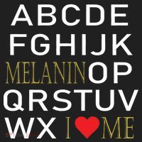 I Heart Melanin Alphabet  Hat thumb 2