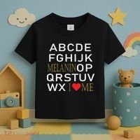 I Heart Melanin Alphabet  Toddler T-Shirt thumb 3