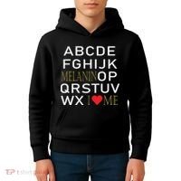 I Heart Melanin Alphabet  Kids Hoodie thumb 4