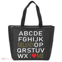 I Heart Melanin Alphabet  Tote Bag thumb 0