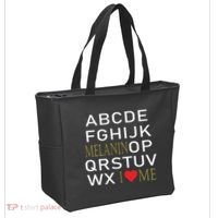 I Heart Melanin Alphabet  Tote Bag thumb 2