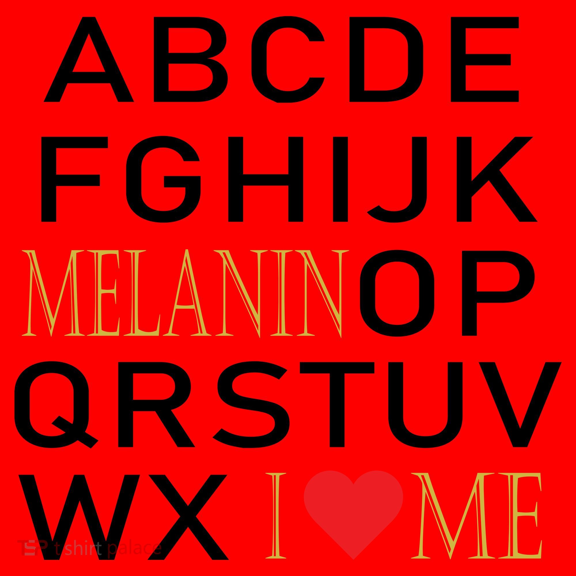 I Heart Melanin Alphabet  Santa Hat