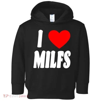 I Heart Milfs Toddler Hoodie
