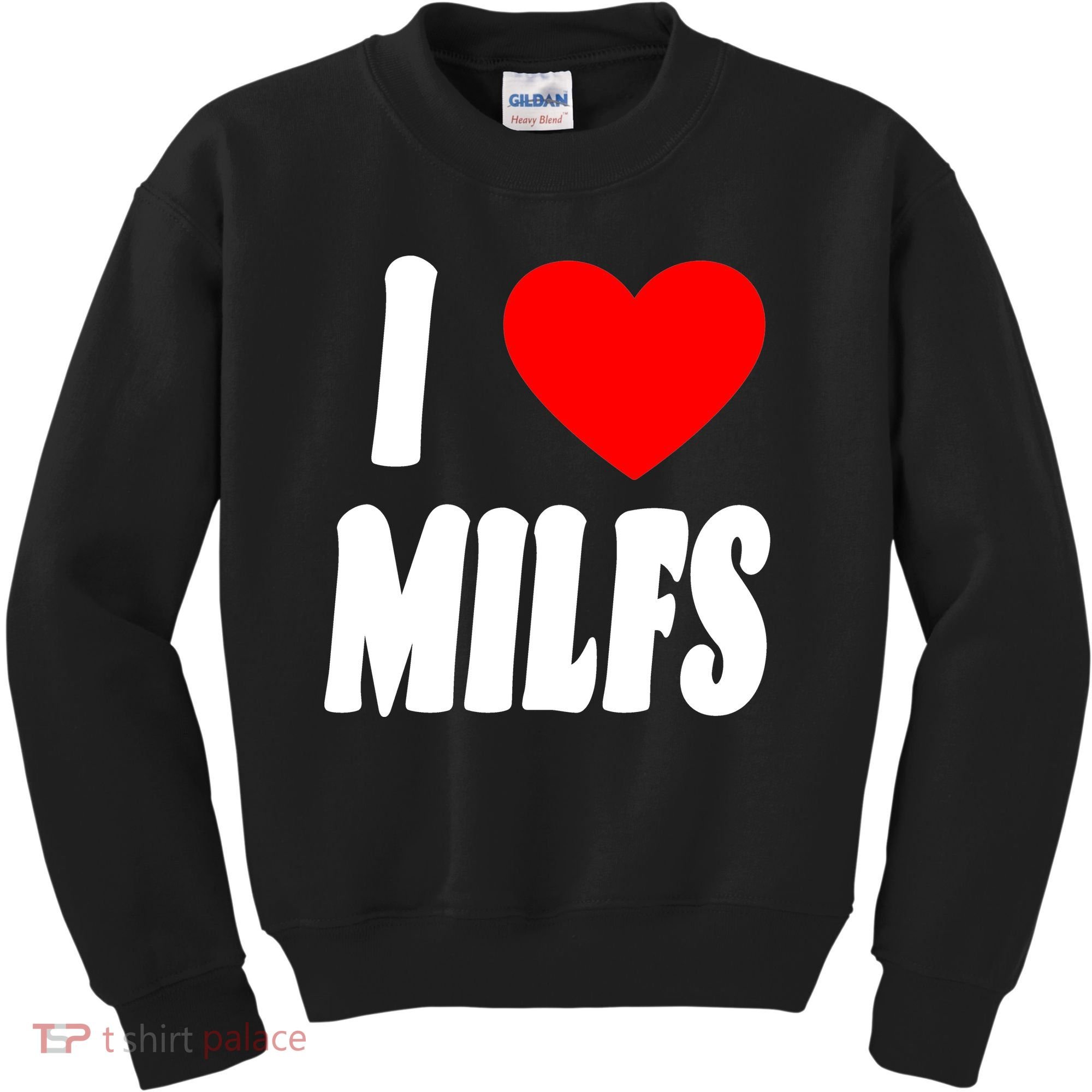 I Heart Milfs Kids Sweatshirt