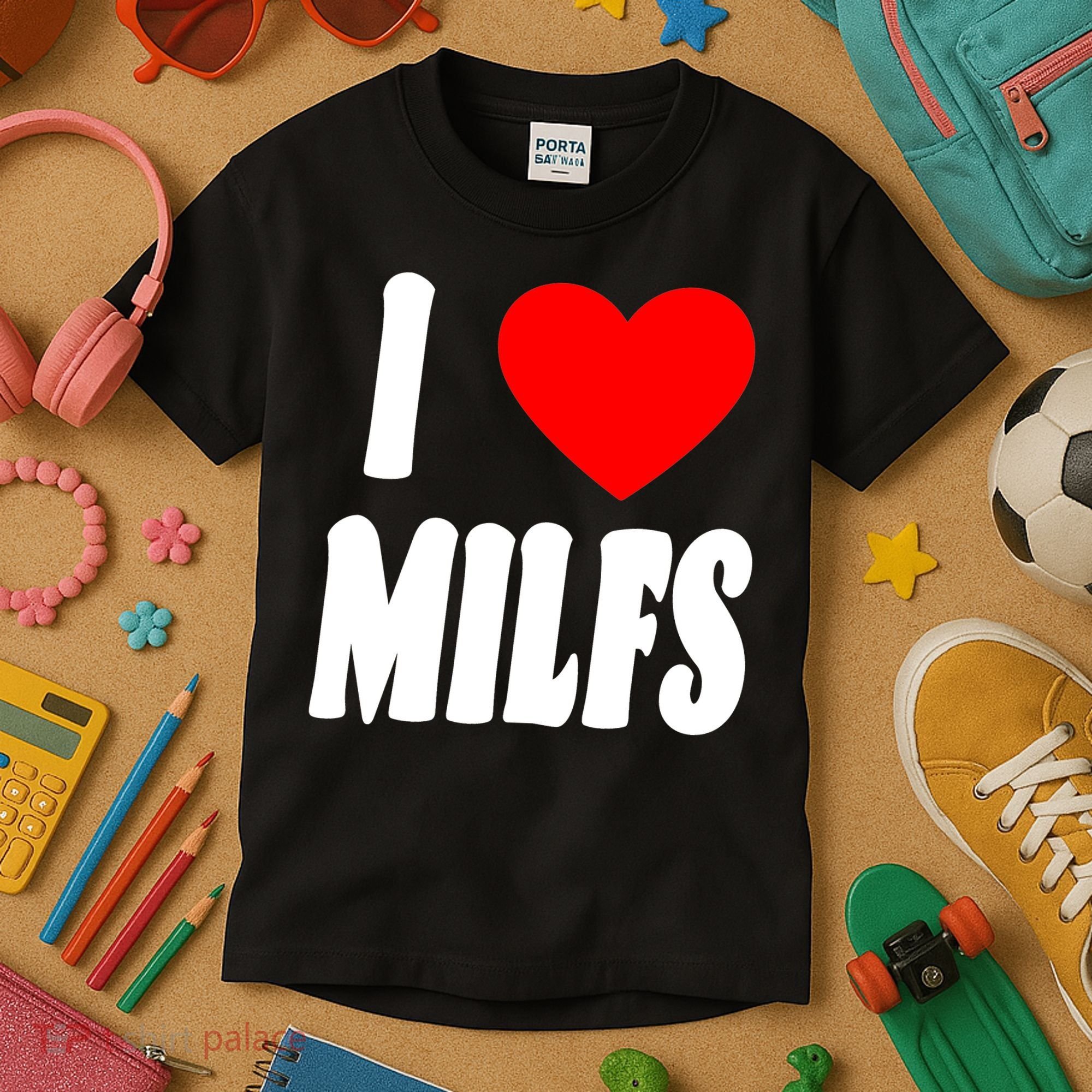 I Heart Milfs Kids T-Shirt