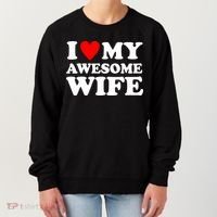 I Heart My Awesome Wife Women's Sweatshirt thumb 0