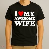 I Heart My Awesome Wife T-Shirt thumb 3