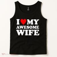 I Heart My Awesome Wife Tank Top thumb 2