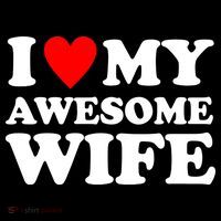 I Heart My Awesome Wife Women's T-Shirt thumb 6