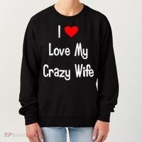 I Heart My Crazy Wife Women's Sweatshirt thumb 0