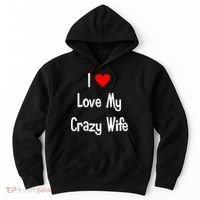 I Heart My Crazy Wife Hoodie thumb 0