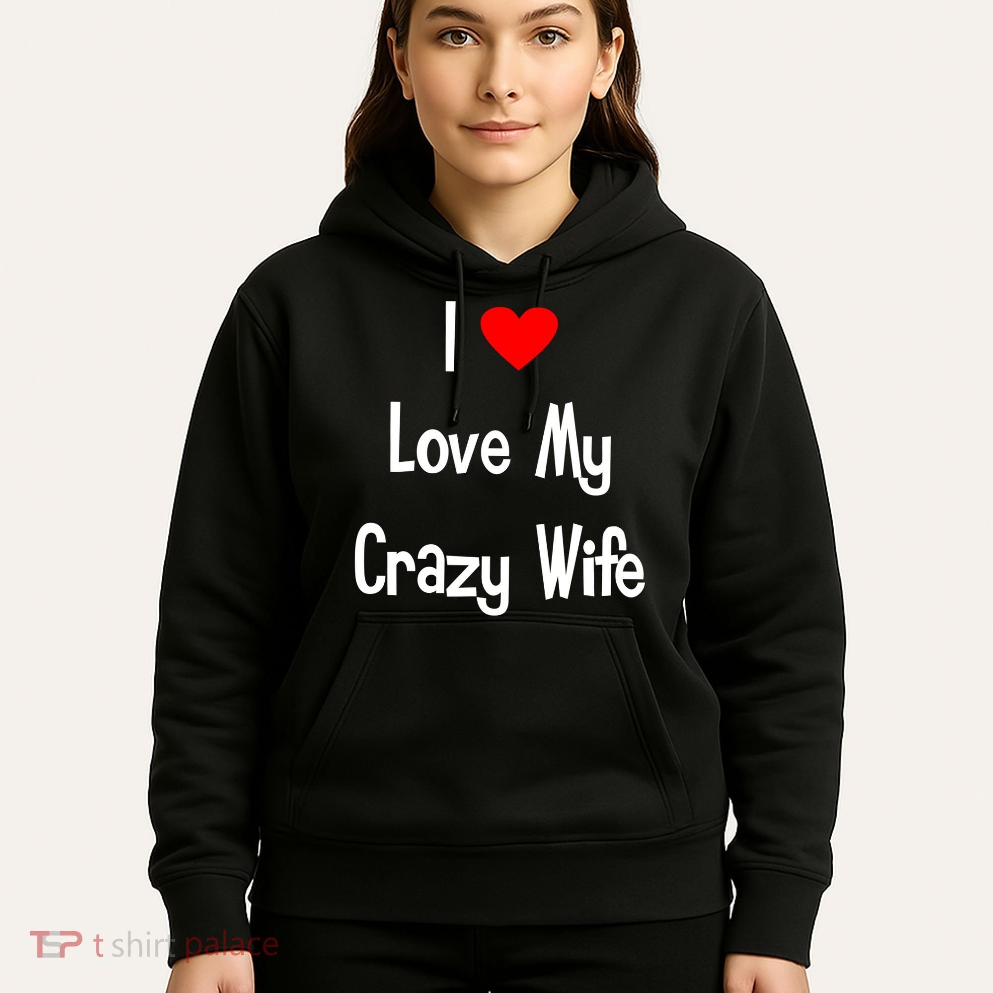 I Heart My Crazy Wife Hoodie