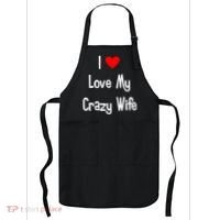 I Heart My Crazy Wife Apron thumb 0