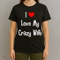 I Heart My Crazy Wife T-Shirt thumb 4