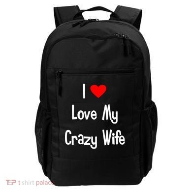 I Heart My Crazy Wife Backpack