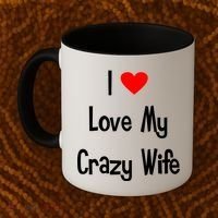 I Heart My Crazy Wife Coffee Mug thumb 2