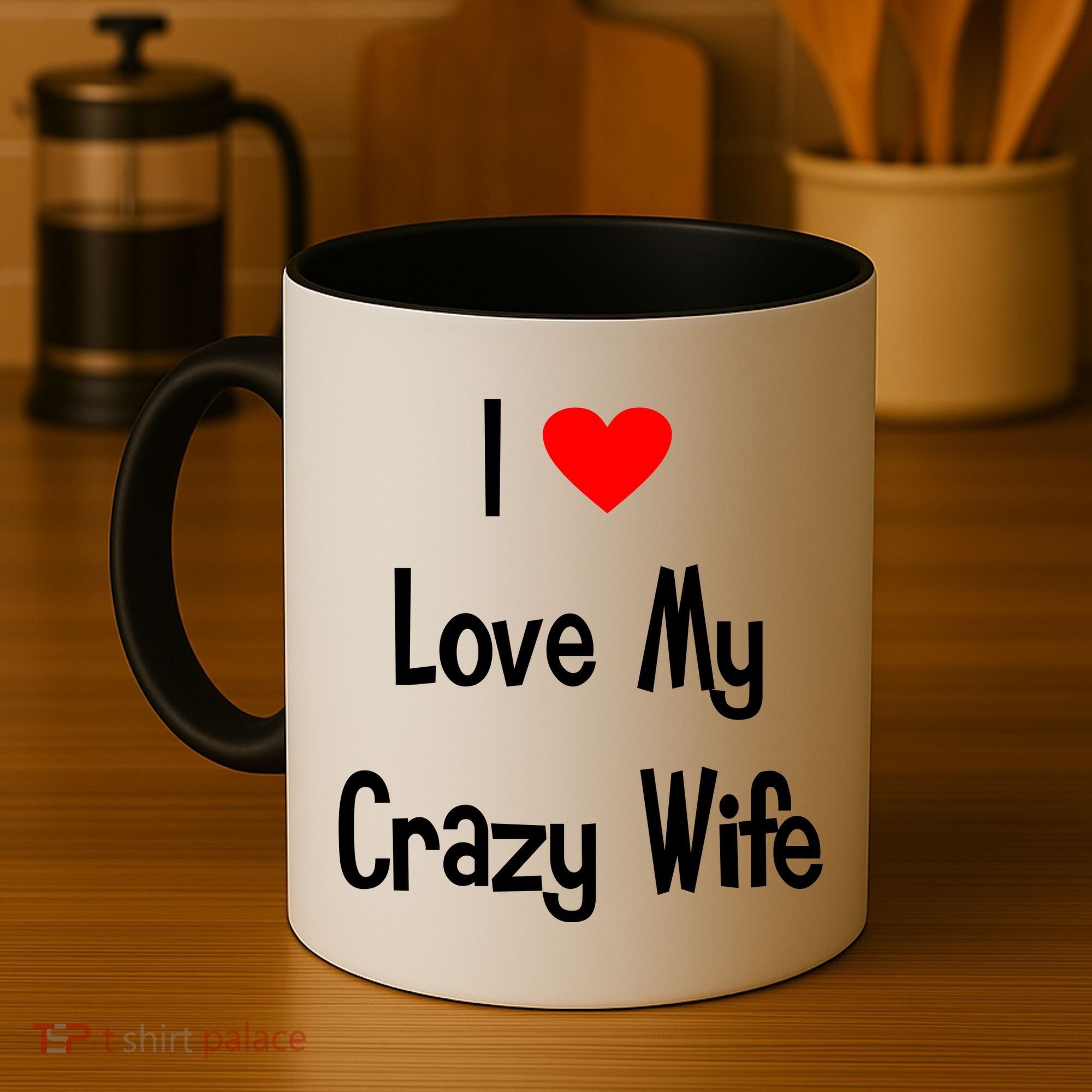 I Heart My Crazy Wife Coffee Mug