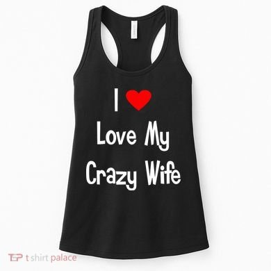 I Heart My Crazy Wife Women's Tank Top