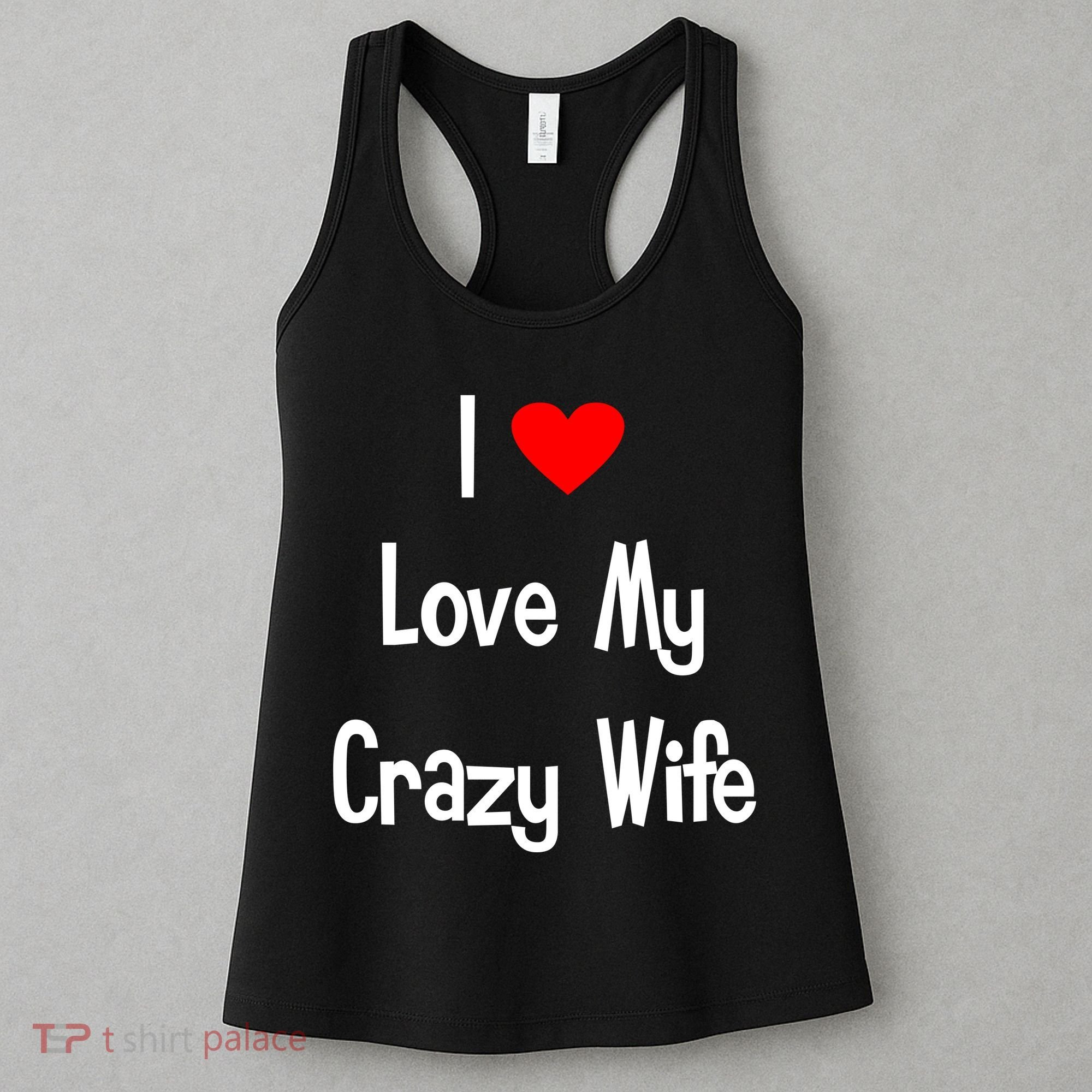 I Heart My Crazy Wife Women's Tank Top