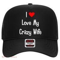 I Heart My Crazy Wife Hat thumb 0