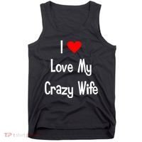 I Heart My Crazy Wife Tank Top thumb 0