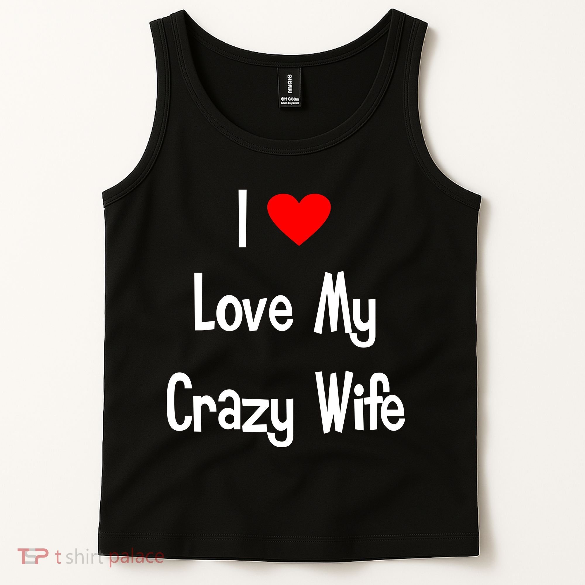 I Heart My Crazy Wife Tank Top