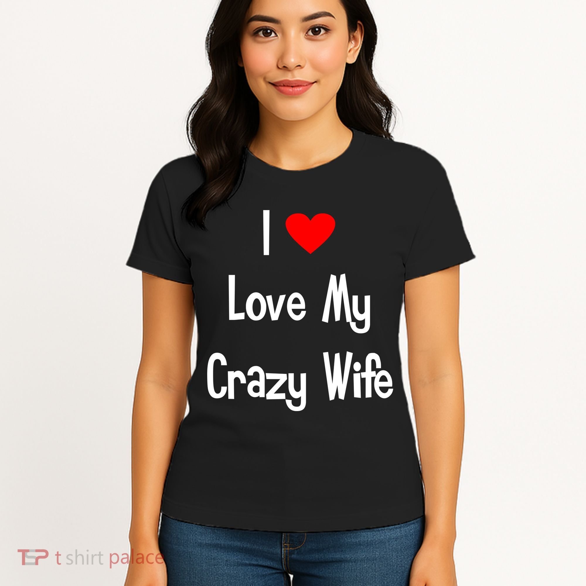 I Heart My Crazy Wife Women's T-Shirt
