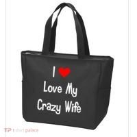 I Heart My Crazy Wife Tote Bag thumb 3