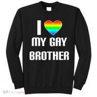 I Heart My Gay Brother Sweatshirt thumb 0