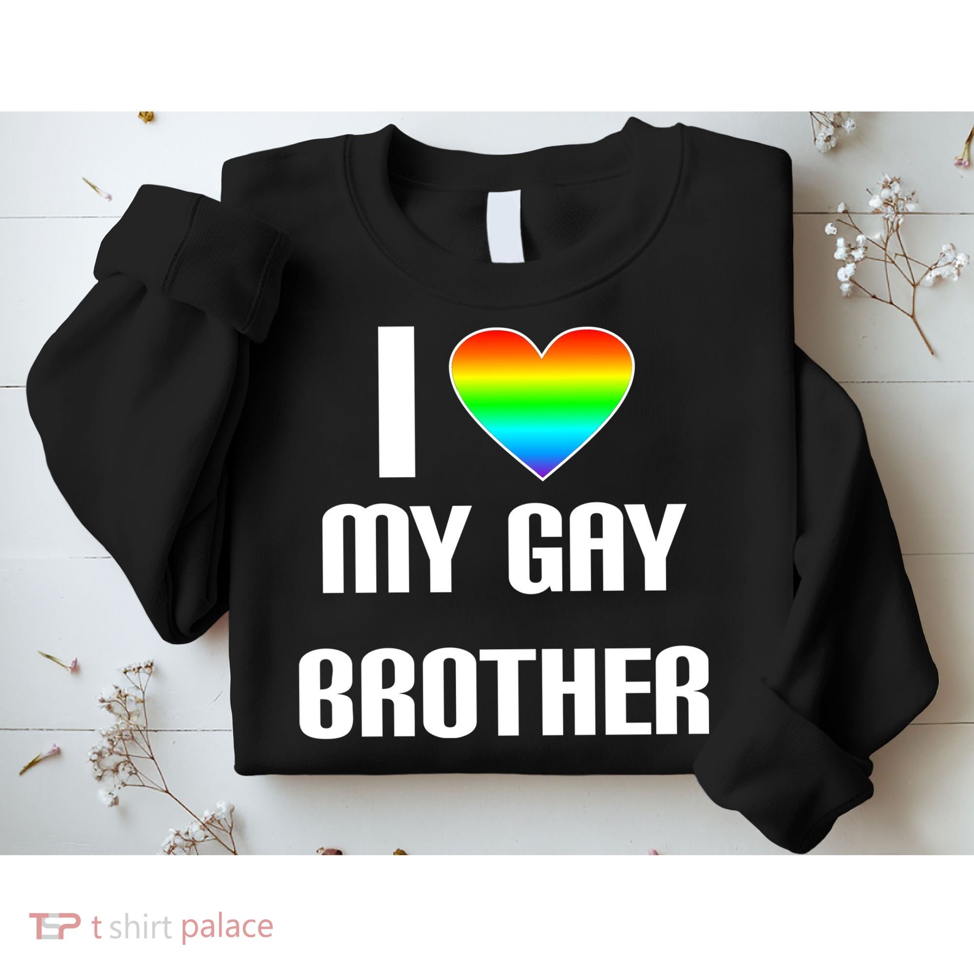 I Heart My Gay Brother Sweatshirt